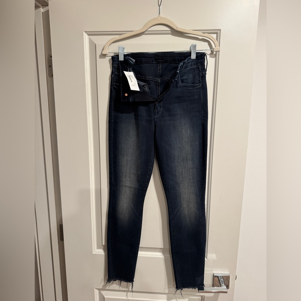 MOTHER Women's Deep blue Skinny Jeans